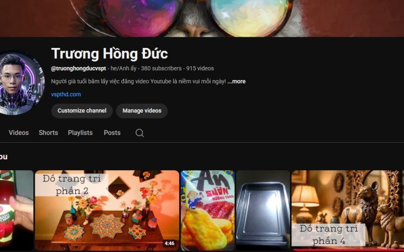 kenh youtube cua han